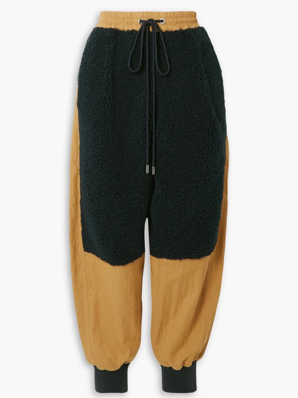 JW Anderson fleece-paneled twill track pants - Size US6